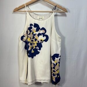 🍩 Porridge multi color large floral layers chemise